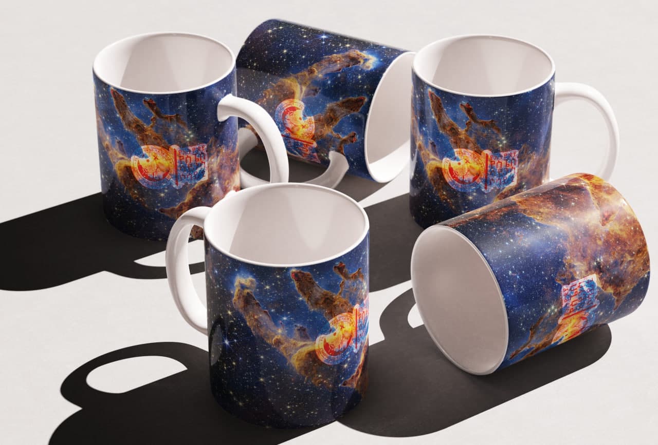 Cosmic Cliffs Magic Mug thumbnail 2